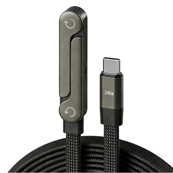 240W Fast-charging Cable & Phone Holder