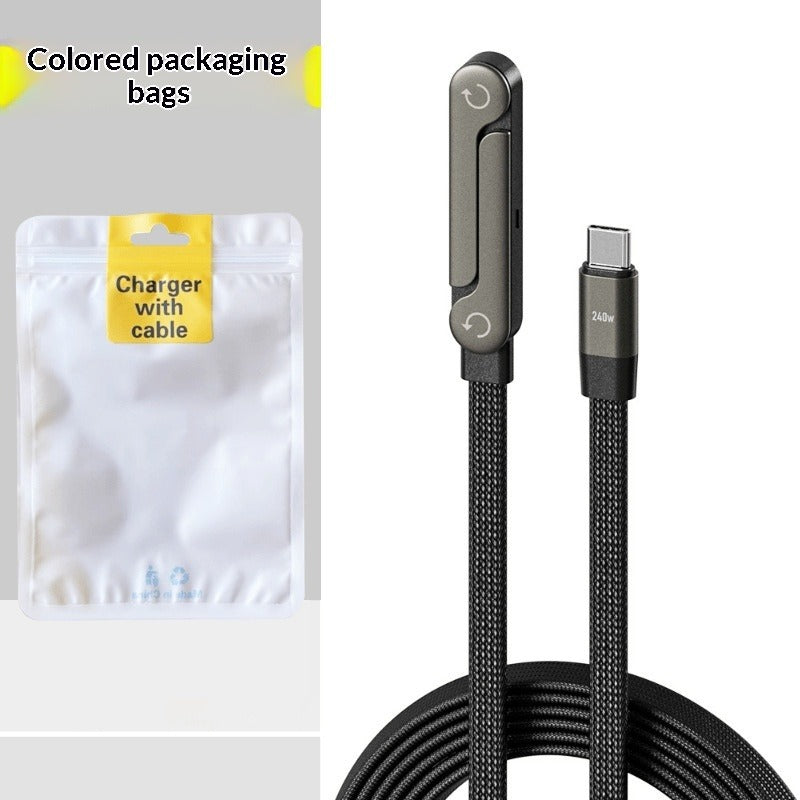 240W Fast-charging Cable & Phone Holder
